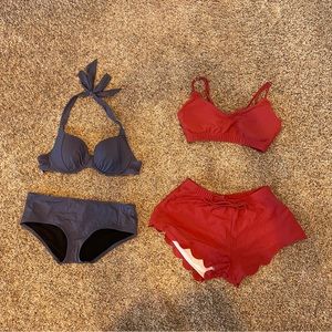 Set of Two Women’s Bikinis Size Medium